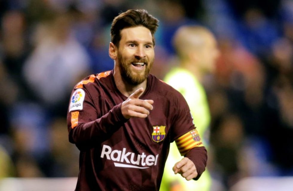 Messi festejó su novena Liga de España con tres goles