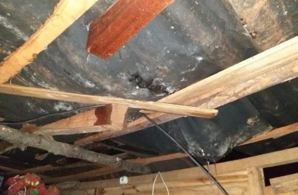 Jardín América: 15 familias damnificadas por el granizo