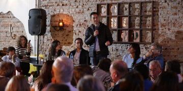 Manuel Calvo, candidato a vicegobernador de Hacemos por Córdoba estuvo de gira por Laboulaye\u002E