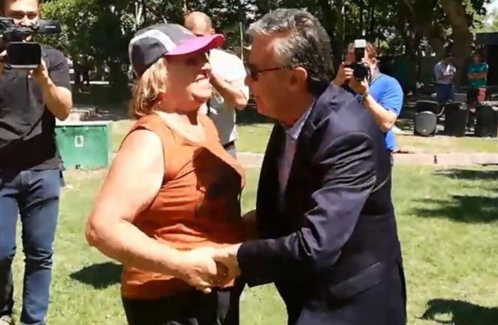 Cornejo se animó a bailar un cuartetazo en Maipú