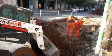 Las cuadrillas de Aguas Cordobesas trabajan en la zona de barrio Cofico\u002E