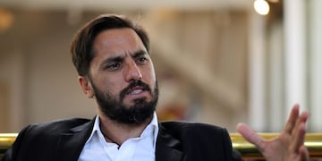 Agustin Pichot, IRB World Rugby vice-president and former Argentina captain, speaks to Reuters in an interview in Buenos Aires, Argentina, May 2, 2017\u002E REUTERS/Marcos Brindicci ciudad de buenos aires Agustin Pichot entrevista a presidente de la IRB rugby dirigentes