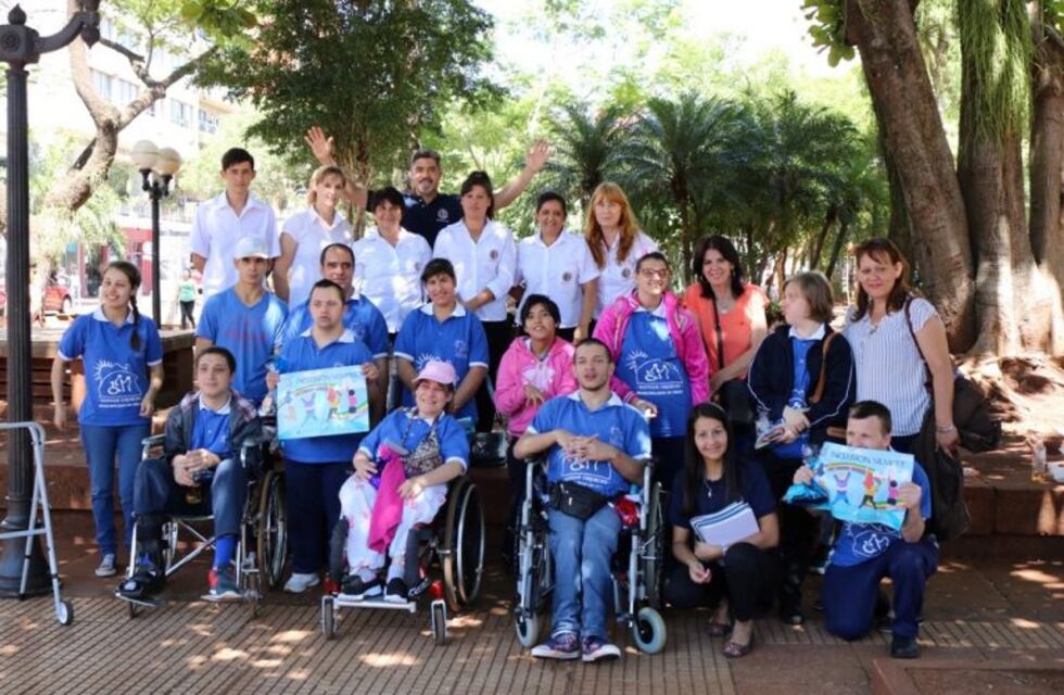 Oberá dijo presente en una jornada de sensibilización sobre la discapacidad