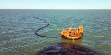 Monoboya petrolera, San Sebastián, Tierra del Fuego\u002E