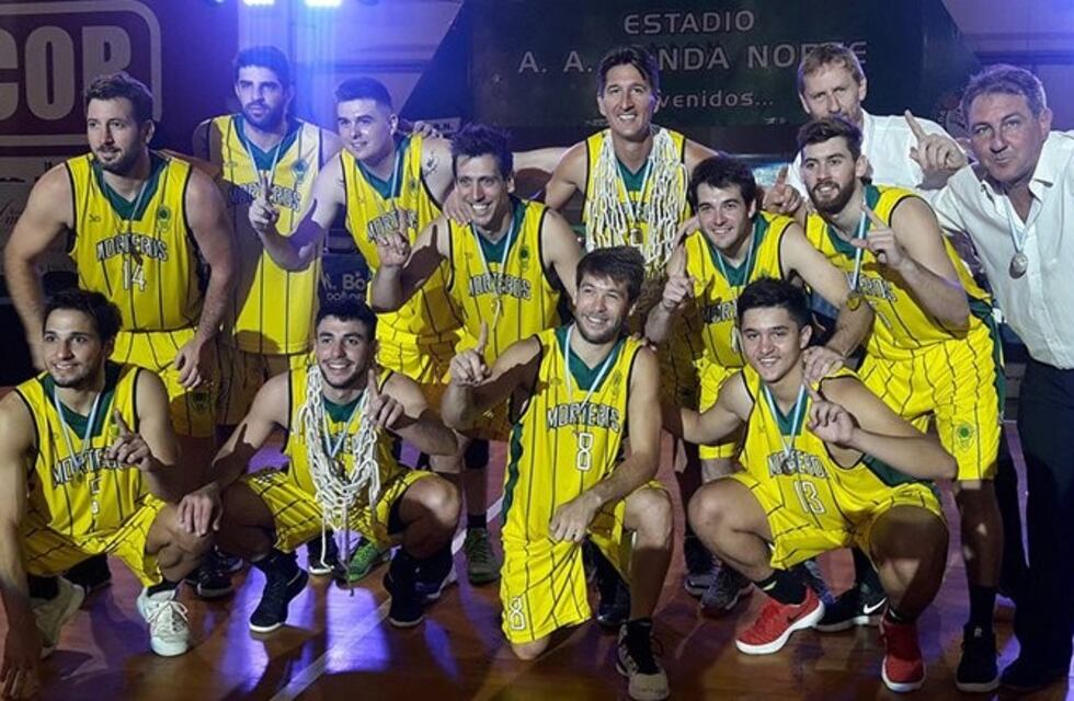 Morteros gritó campeón del Provincial de Mayores de Básquet
