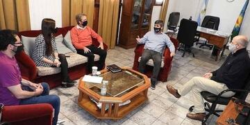 Reunión Gustavo Lari - Mariano Uset