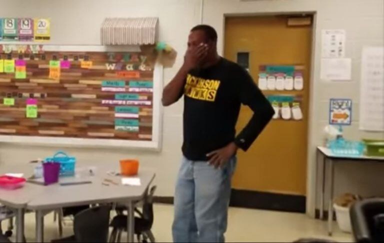 La emoción de James.