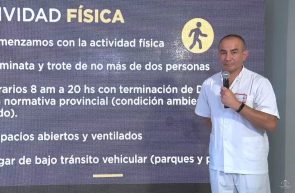 Habilitan "caminata, trote y carrera simple", pero con barbijo social