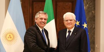El presidente Alberto Fernández mantuvo una audiencia con el presidente de Italia, Sergio Mattarella\u002E