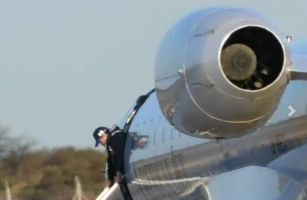 Maradona llegó a Mendoza este viernes a la tarde