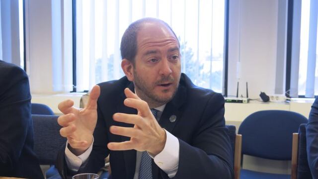 GRA300. BRUSELAS, 12/10/2016.- El secretario de Comercio de Argentina, Miguel Braun, en un encuentro con periodistas a los que ha explicado los retos del acuerdo de asociaciu00f3n UE-Mercosur en Bruselas, donde los equipos negociadores de ambas partes se reu00fan