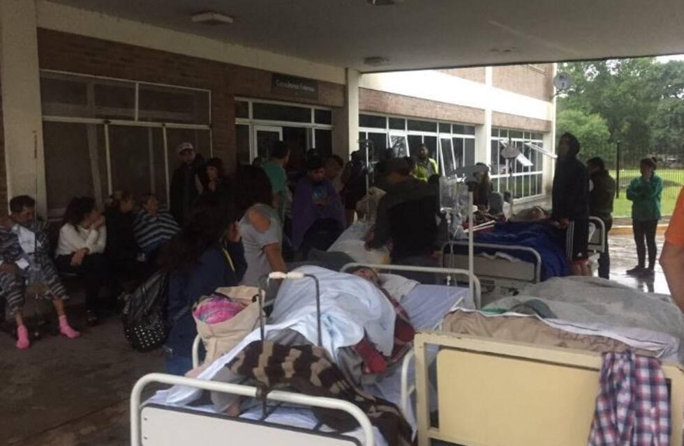 Principio de incendio y evacuación en el hospital Oñativia de Rafael Calzada
