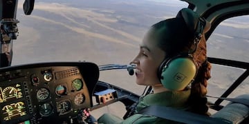 Celeste Tolossa, la mujer formoseña primera piloto de Gendarmería Nacional