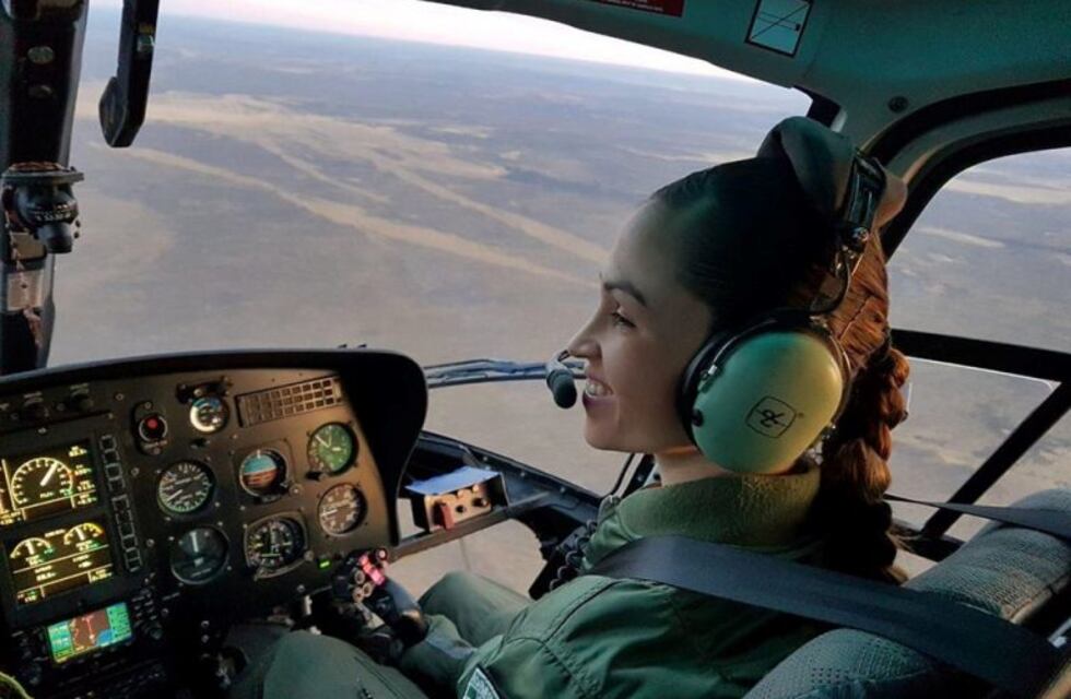 María Celeste Tolossa, la formoseña, primera piloto mujer de Gendarmería