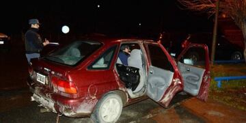 Encuentran carne de ciervo en un auto (crédito: Rodolfo Ramírez)\u002E