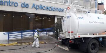 Trabajo de desinfección\u002E