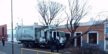 Camión de residuos descontrolado\u002E