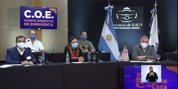 Presentación del informe N° 138 del COE Jujuy