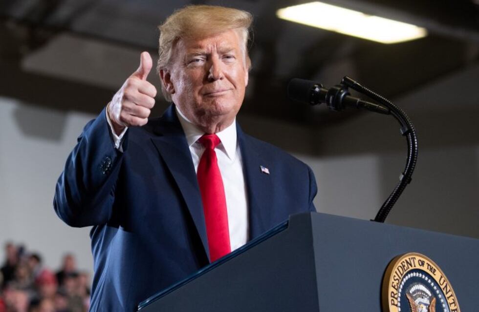 Donald Trump dio negativo tras someterse a la prueba de coronavirus