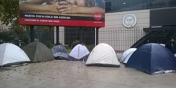 Acampe en La Rural para el Lollapalooza