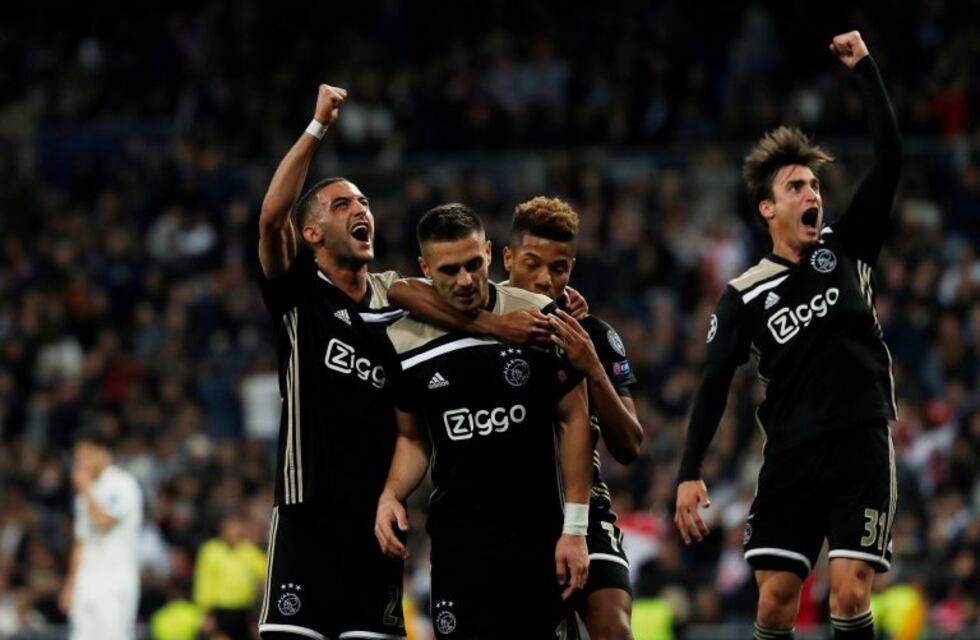El Ájax de Tagliafico fulminó 4-1 al Real Madrid y se metió en cuartos de la Champions League