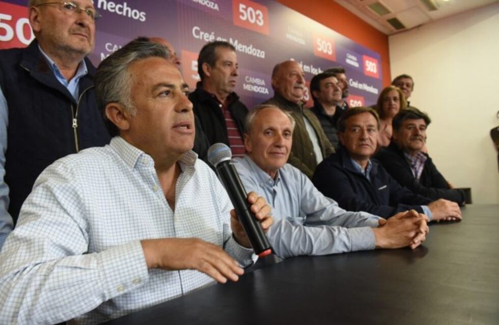 Alfredo Cornejo celebró el triunfo de Cambia Mendoza en San Martín