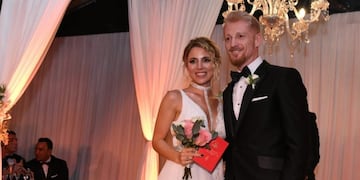 El casamiento de Martín Liberman y Ana Laura López (Foto:Revista Caras)