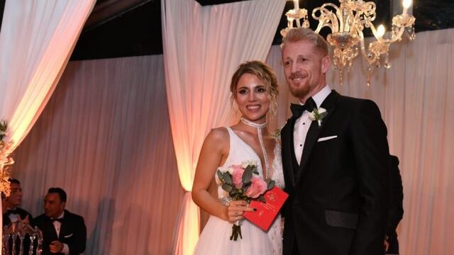 El casamiento de Martín Liberman y Ana Laura López (Foto:Revista Caras)