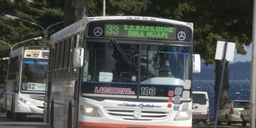 Imagen archivo\u002E Colectivos de Bariloche\u002E