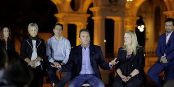 Massa brindó una conferencia de prensa en Tigre\u002E (DyN)