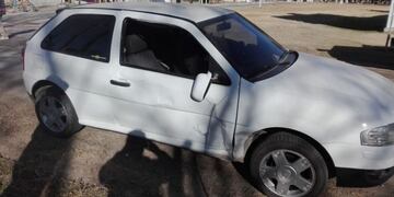 Accidente en Arroyito entre una motocicleta y un automóvil