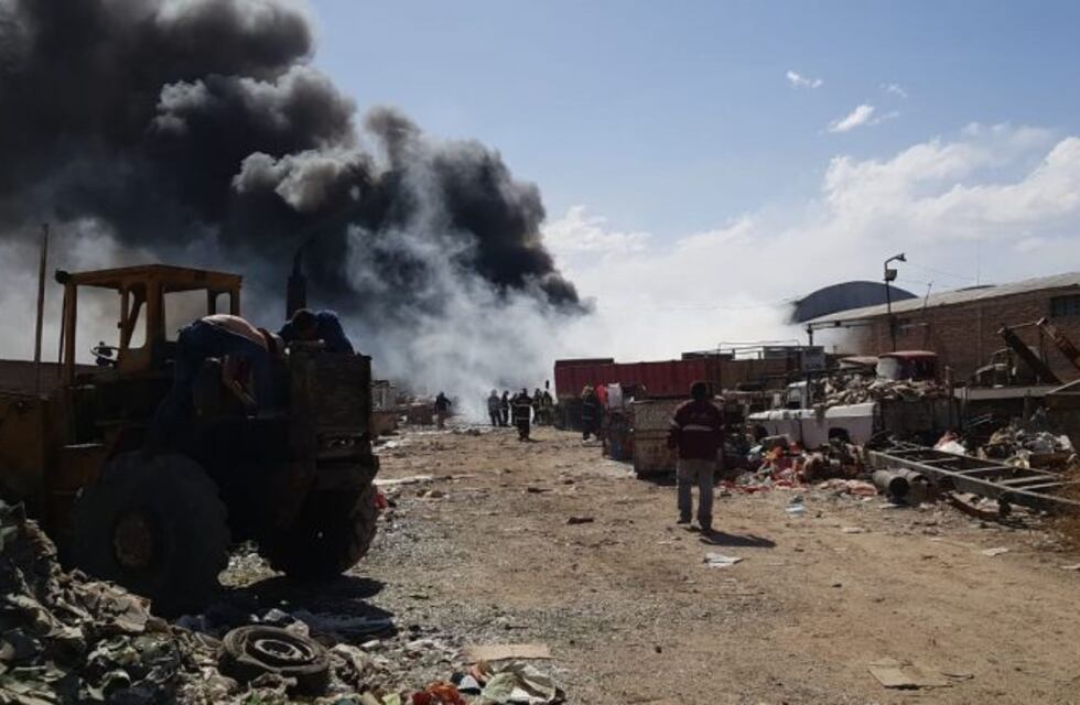 Un incendio consumió una chacarita de Las Heras