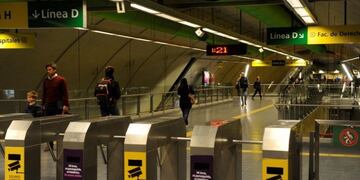 Subte porteño (Foto: Alfredo Martínez/Clarín)