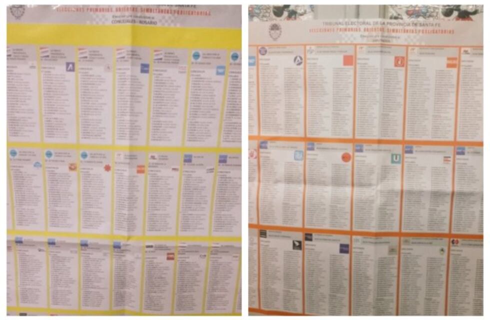 Quejas por las diminutas letras de las listas a concejal y diputado