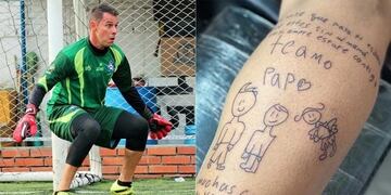 El conmovedor tatuaje de un futbolista colombiano