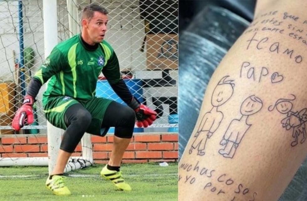 El conmovedor tatuaje de un futbolista colombiano