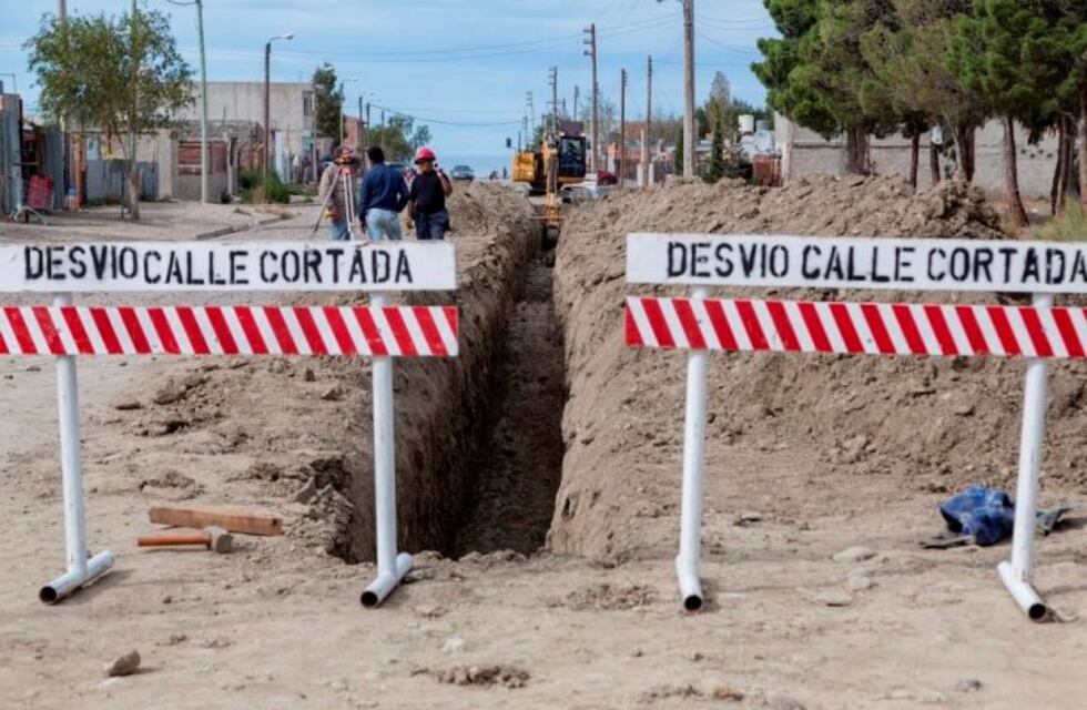 Más de 600 vecinos se verán beneficiados con la red cloacal