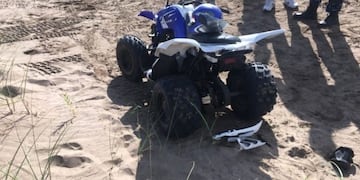 Accidente fatal en cuatriciclo