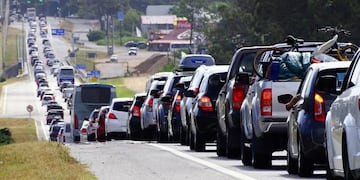 Embotellamiento (Foto: La NUEVA jornada)\u002E