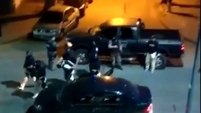 Los uniformados arribaron este martes a la noche al ex predio del Batallón 121\u002E (@maxipullaro)