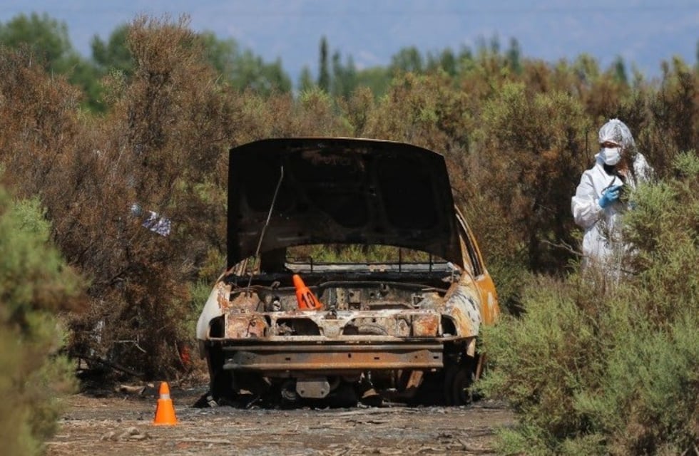 Encontraron quemado el auto del hombre asesinado en Guaymallén