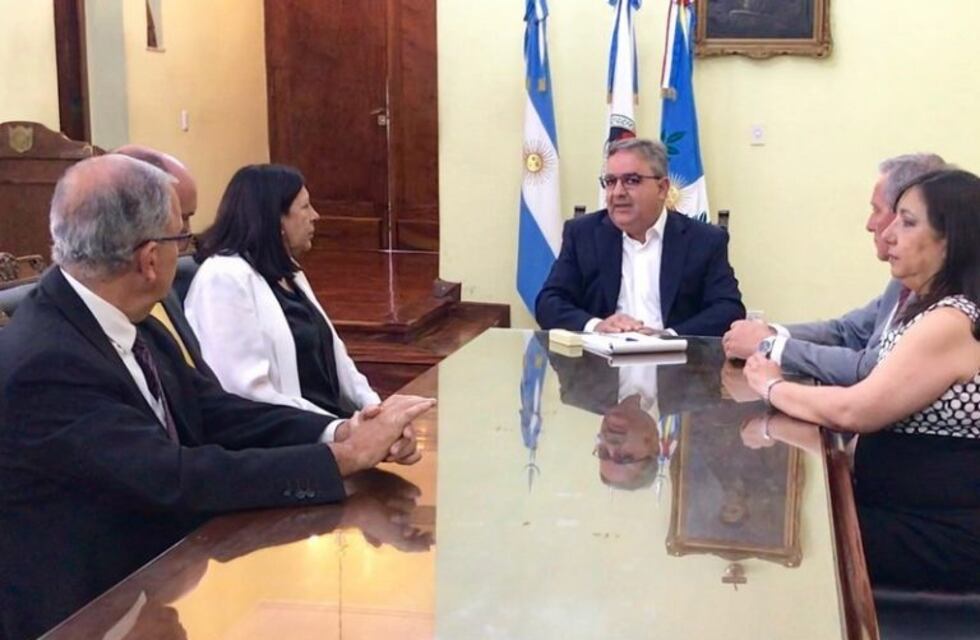 El gobernador Jalil se reunió con los jueces de la Corte de Justicia