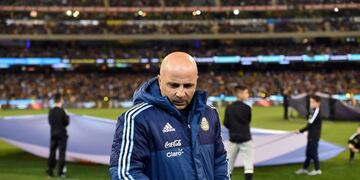Sampaoli ya piensa en los próximos compromisos ante Uruguay y Venezuela, por las eliminatoria para Rusia 2018\u002E