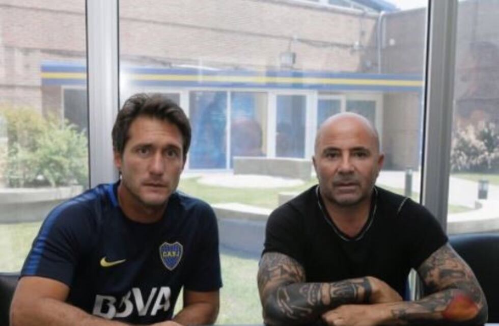 Sampaoli presenció la práctica de Boca en Casa Amarilla
