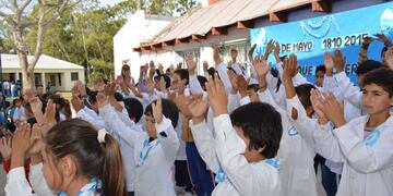 Alumnos de la escuela primaria \