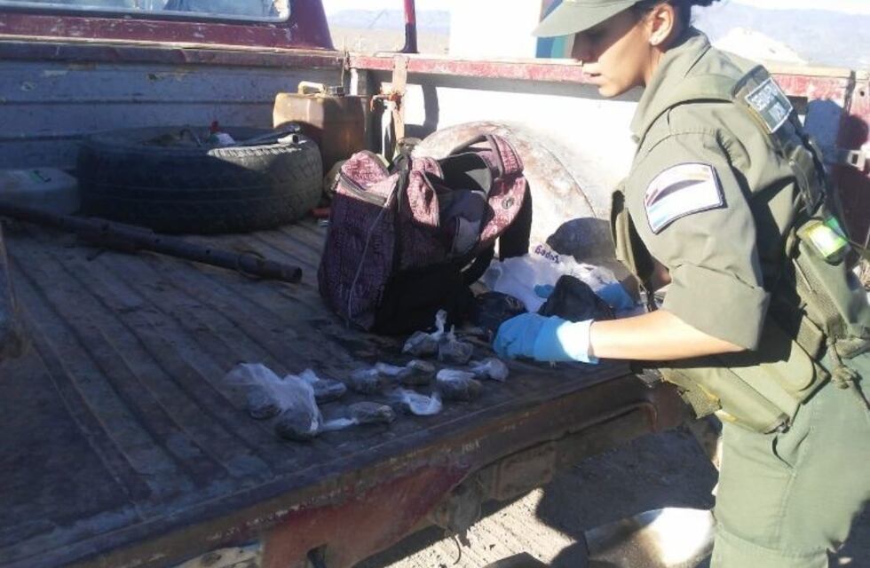 Embarazada, vendía dosis de cocaína y marihuana en plena ruta