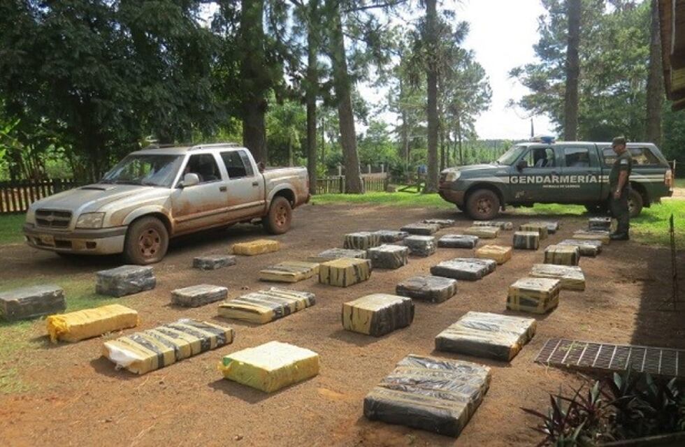 Secuestraron más de una tonelada de marihuana en Puerto Esperanza