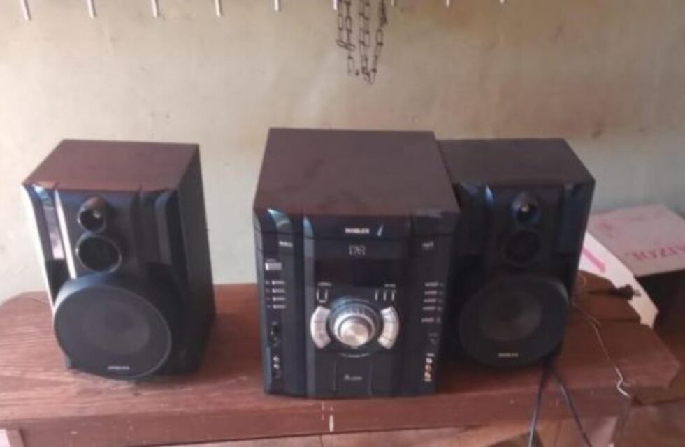 La policía recuperó un equipo de sonido que había sido robado