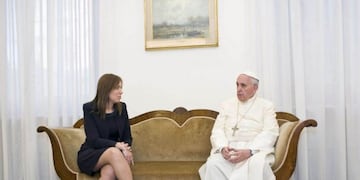 Vidal se reunió con el papa Francisco\u002E (Web)