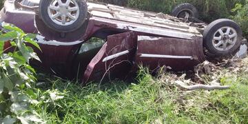 Espectacular accidente sin heridos en Clorinda